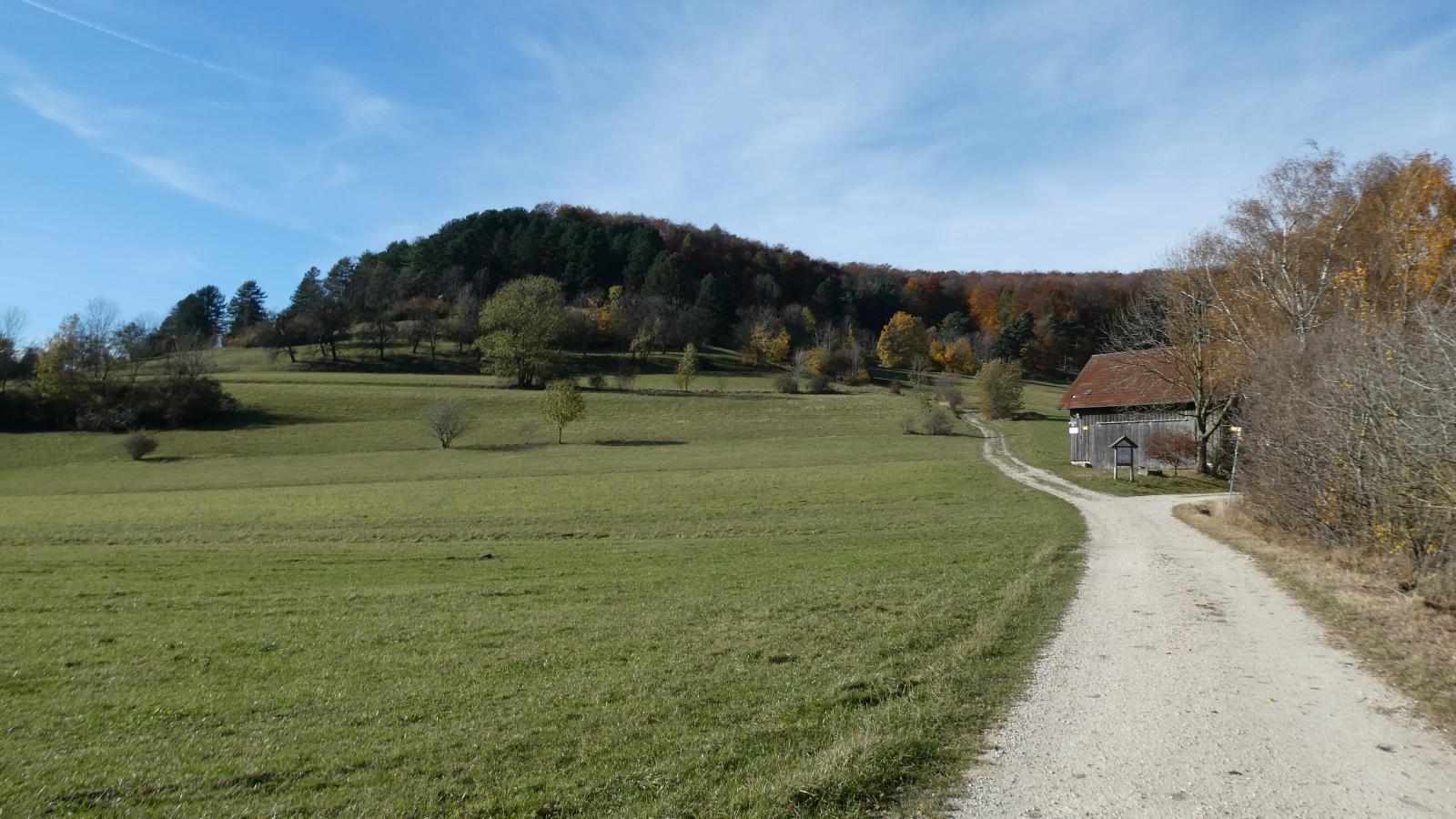 Tourstart beim Wanderparkplatz Grünenberg
